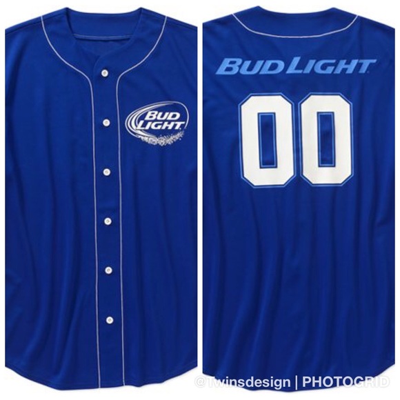 bud light baseball jersey